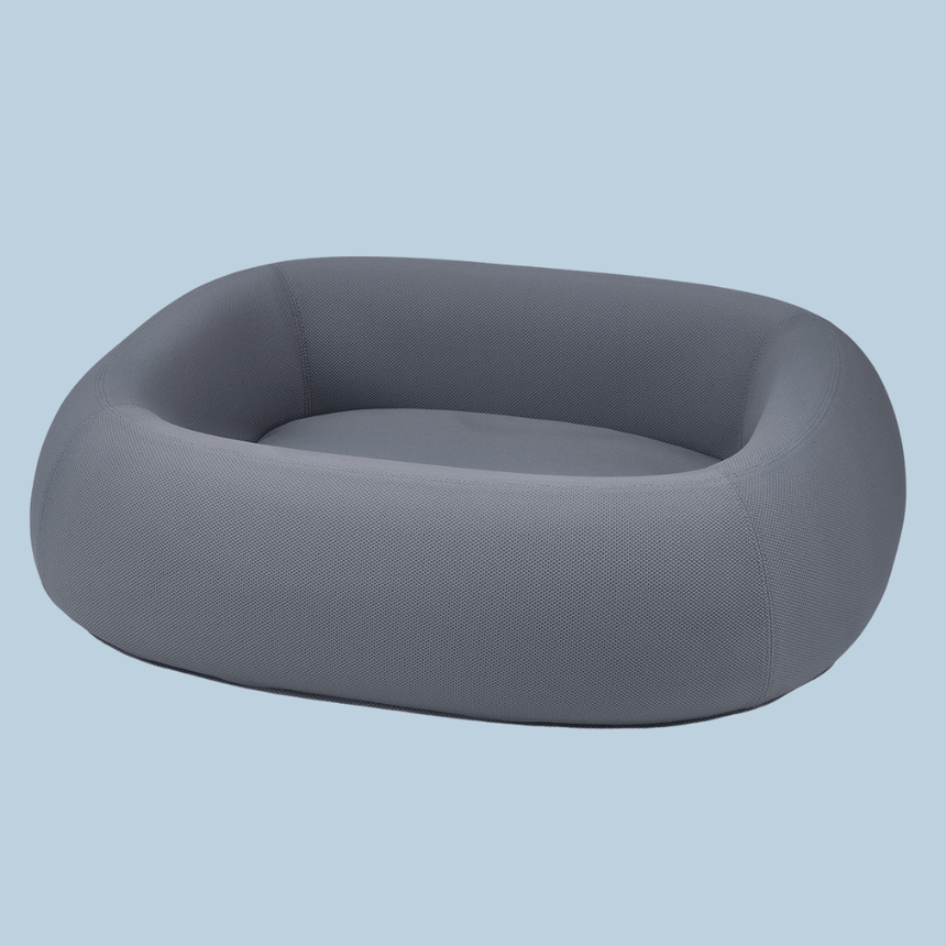 MiaCara Hundebett ML - 113 x 93 x 24 cm / Schiefer MiaCara Hundebett Barca