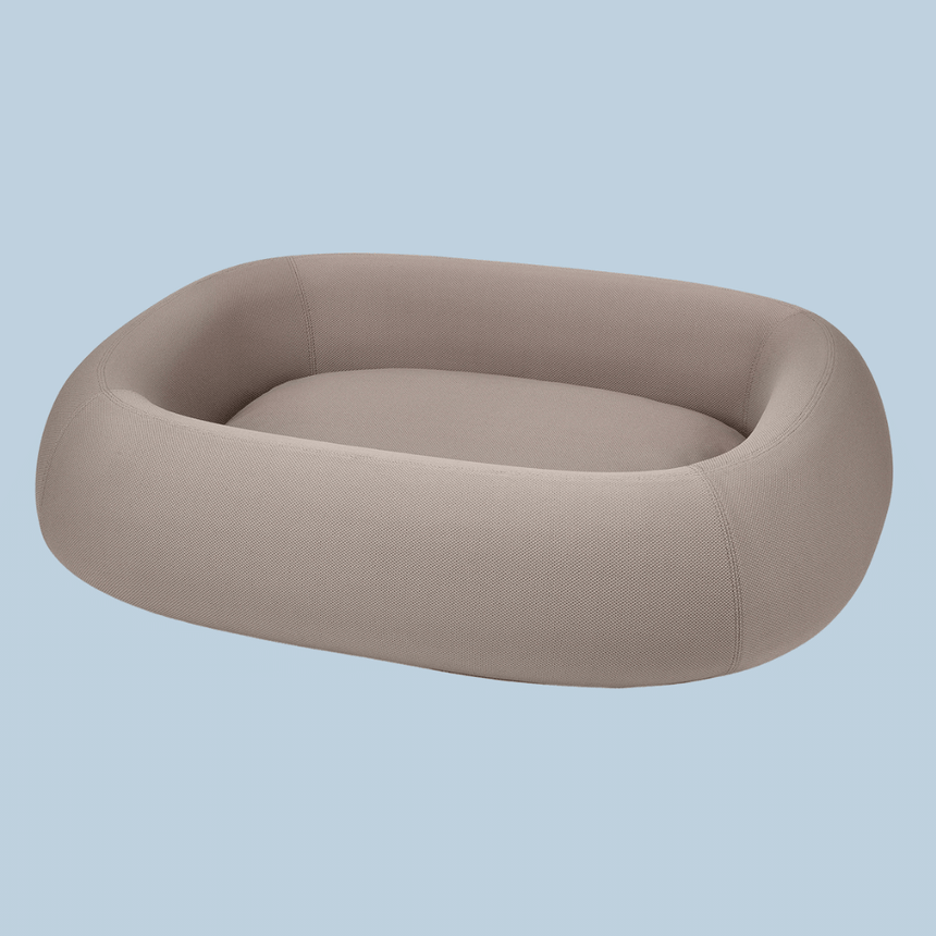 MiaCara Hundebett ML - 113 x 93  x 24 cm / Taupe MiaCara Hundebett Barca