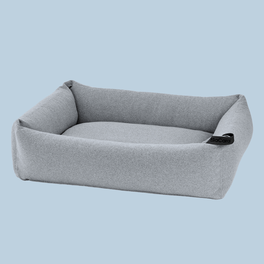 MiaCara Hundebett S / Kiesel MiaCara Box-Bett Divo