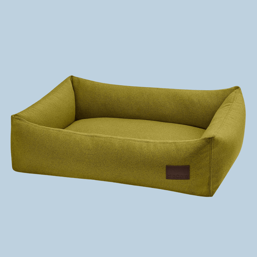 MiaCara Hundebett S / Senf MiaCara Box-Bett Divo
