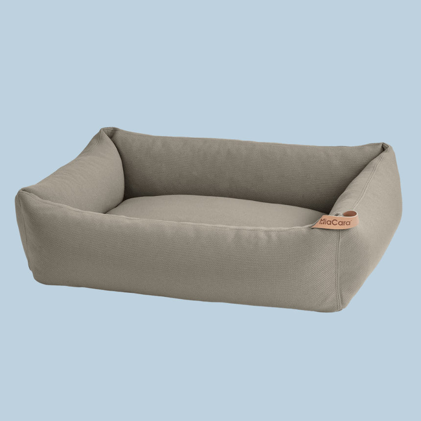 MiaCara Hundebett S / Taupe MiaCara Box-Bett Sonno