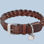 MiaCara Hundehalsband S / Leder: Braun MiaCara Bergamo Halsband