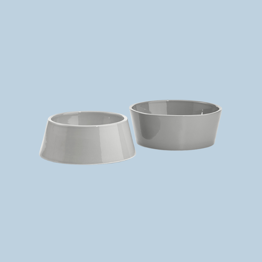 MiaCara Hundenapf-Set SM / Beton MiaCara Napf-Set Doppio
