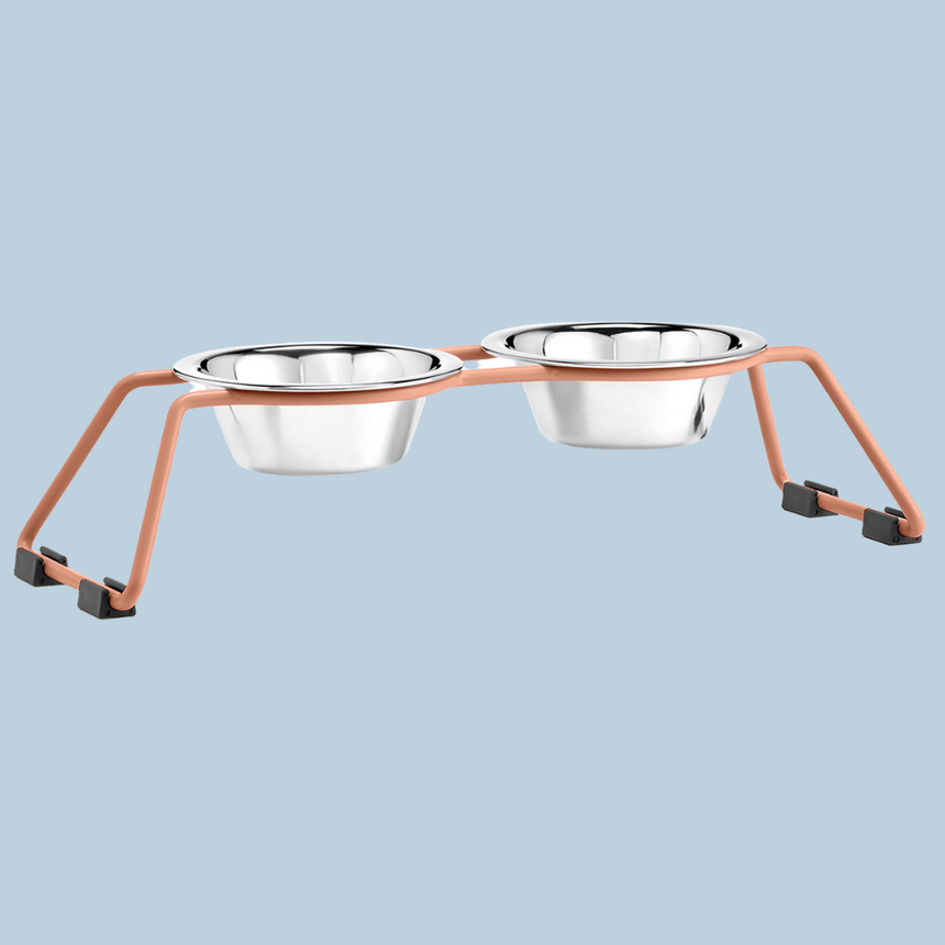 MiaCara Hundenapfständer S / Dusty Coral MiaCara Napfständer Cena