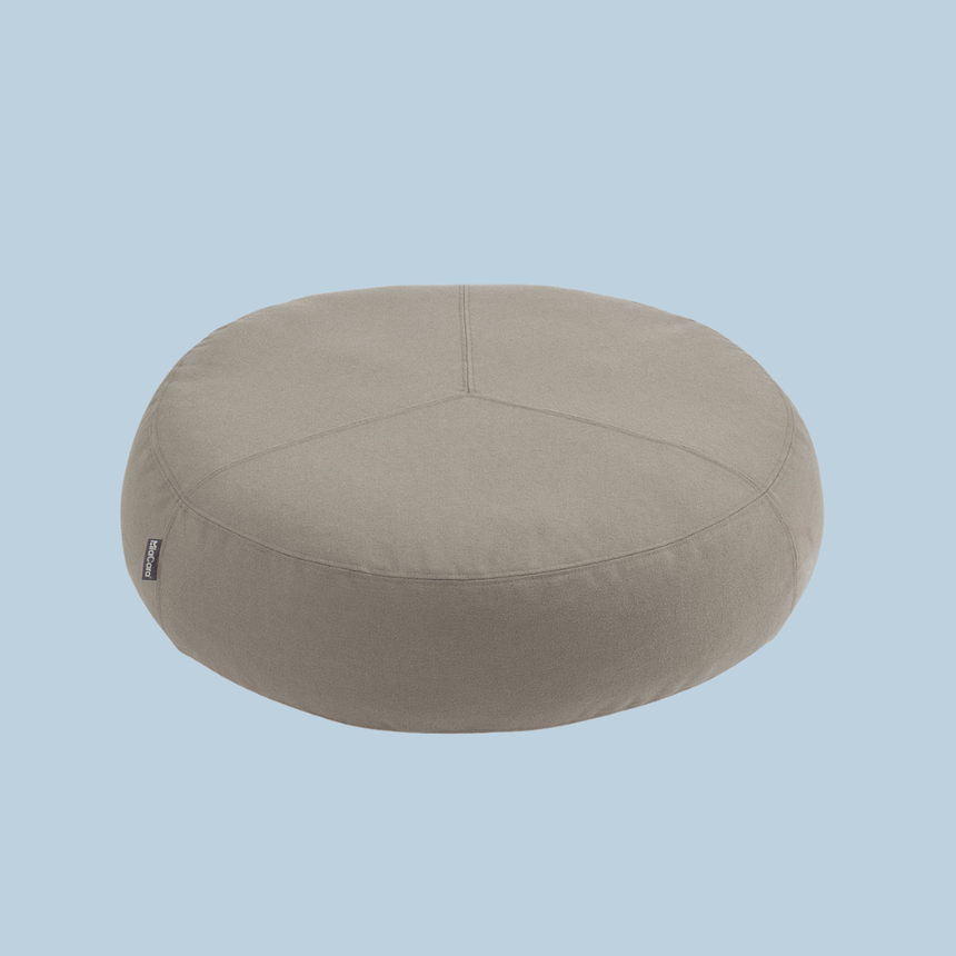 MiaCara Hundepouf SM | Ø 70 cm, Höhe 18 cm / Taupe MiaCara Hundepouf Stella